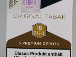 LYNDEN Depots - Original Tabak 18 mg. - Packung mit 5 Stück /S314