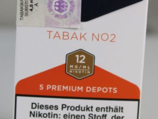 LYNDEN Depots - Original Tabak N°2 , 12 mg. - Packung mit 5 Stück /S314